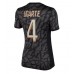 Paris Saint-Germain Manuel Ugarte #4 Voetbalkleding Derde Shirt Dames 2023-24 Korte Mouwen